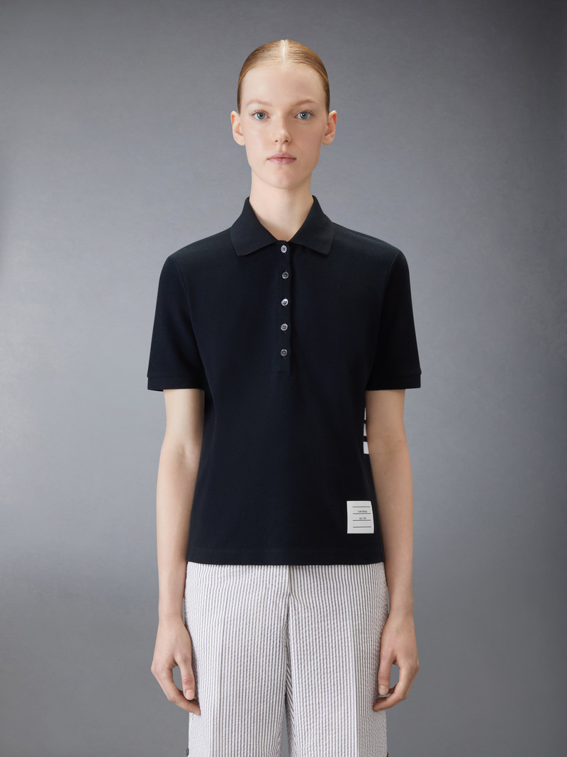 Thom Browne CLASSIC PIQUE 4-BAR POLO outlook