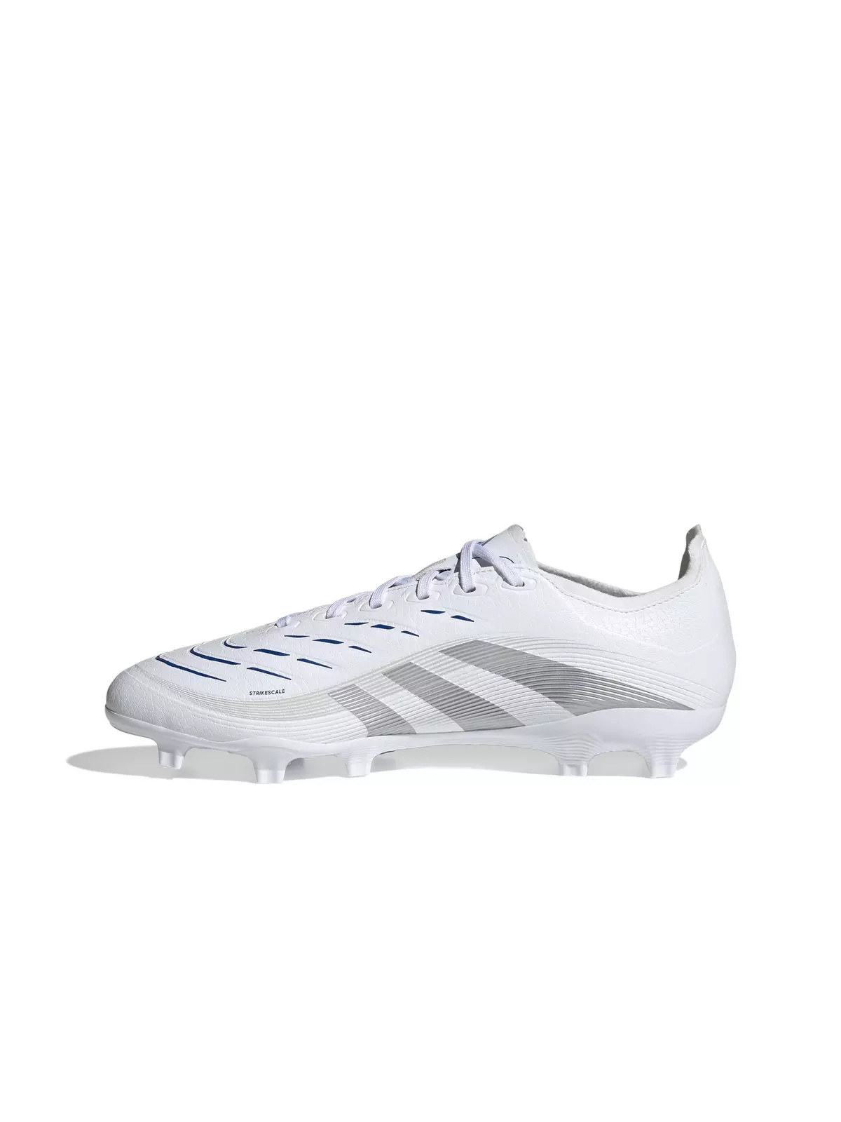 Predator League MG "Ftwr White/Silver Metallic/Bright Royal" Unisex Soccer Cleat - 2