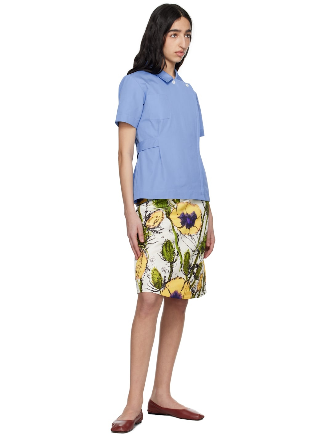 Multicolor Petal Midi Skirt - 4