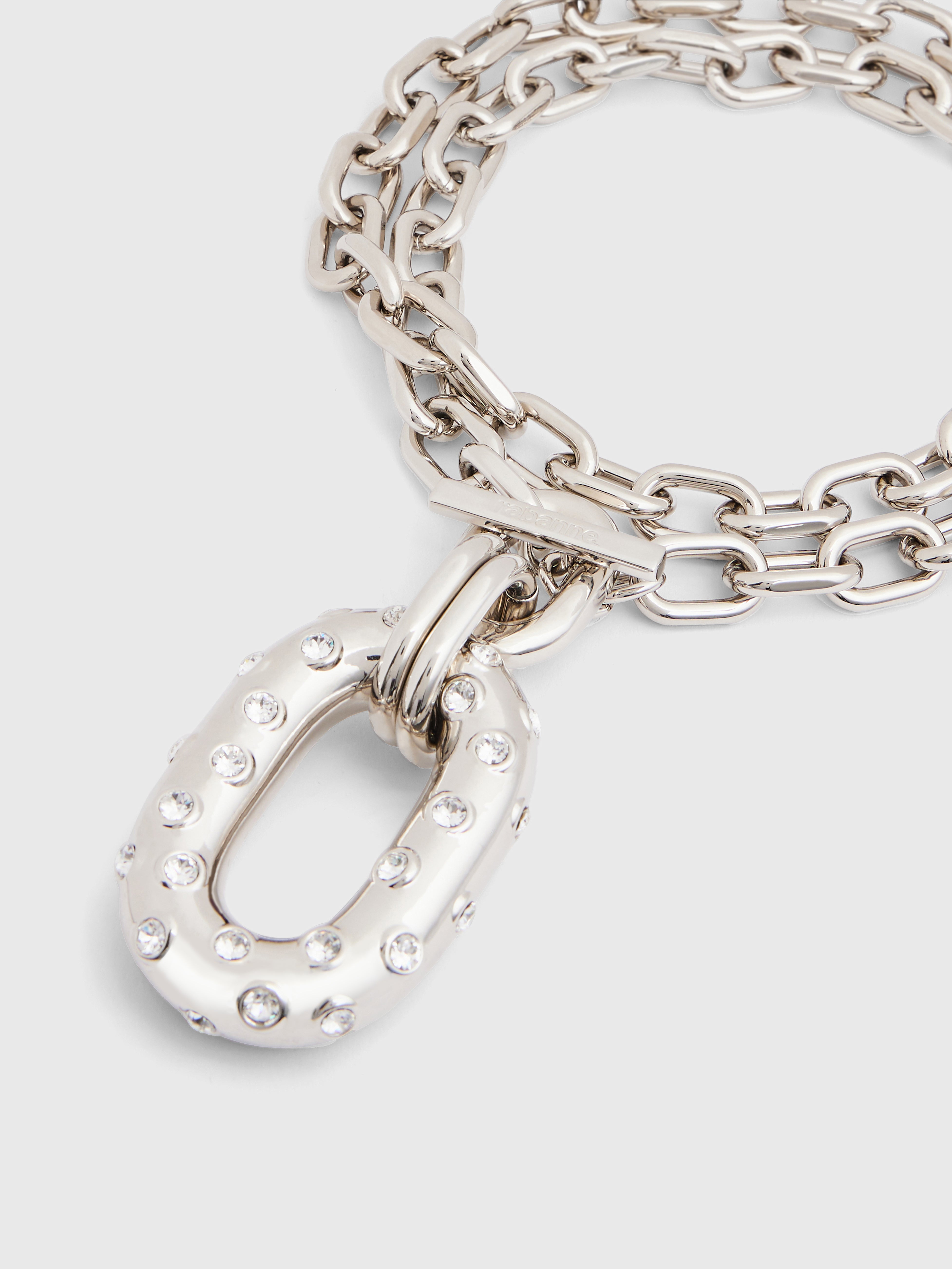 XL LINK STRASS NECKLACE - 3