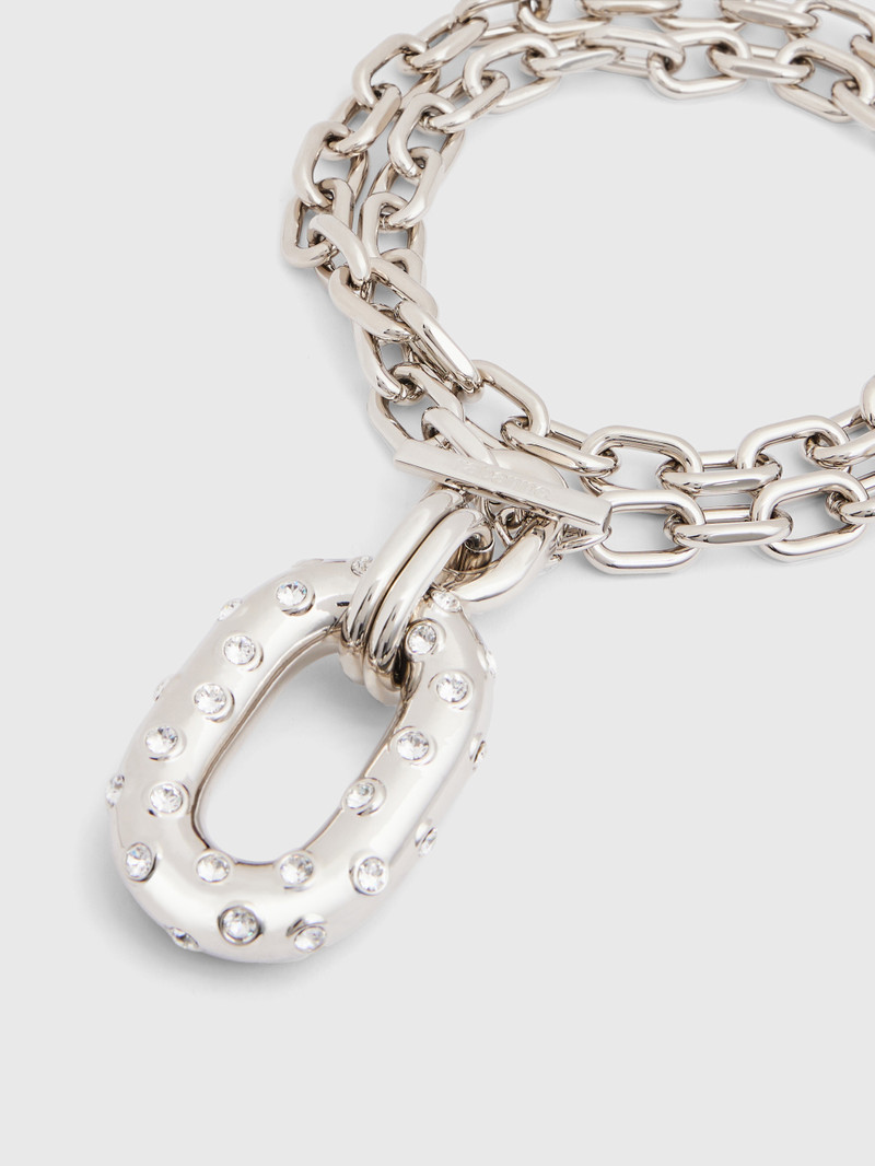 XL LINK STRASS NECKLACE 3