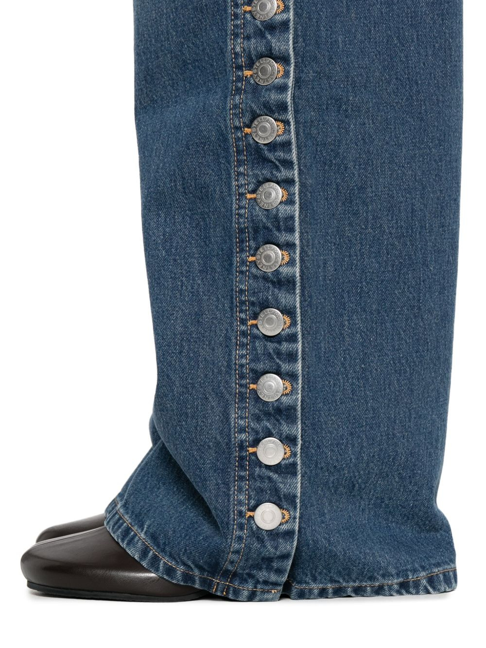 button-detailed jeans - 5