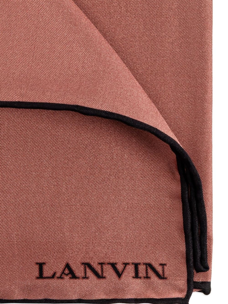 Lanvin silk two-tone scarf outlook