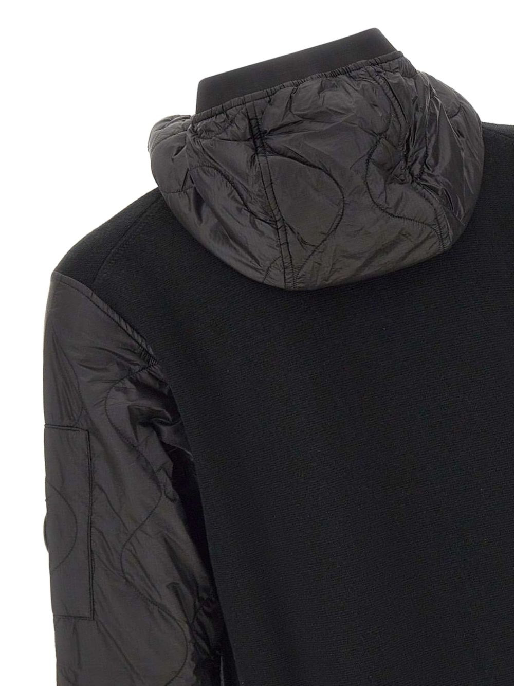 wave-quilted hoodie - 3