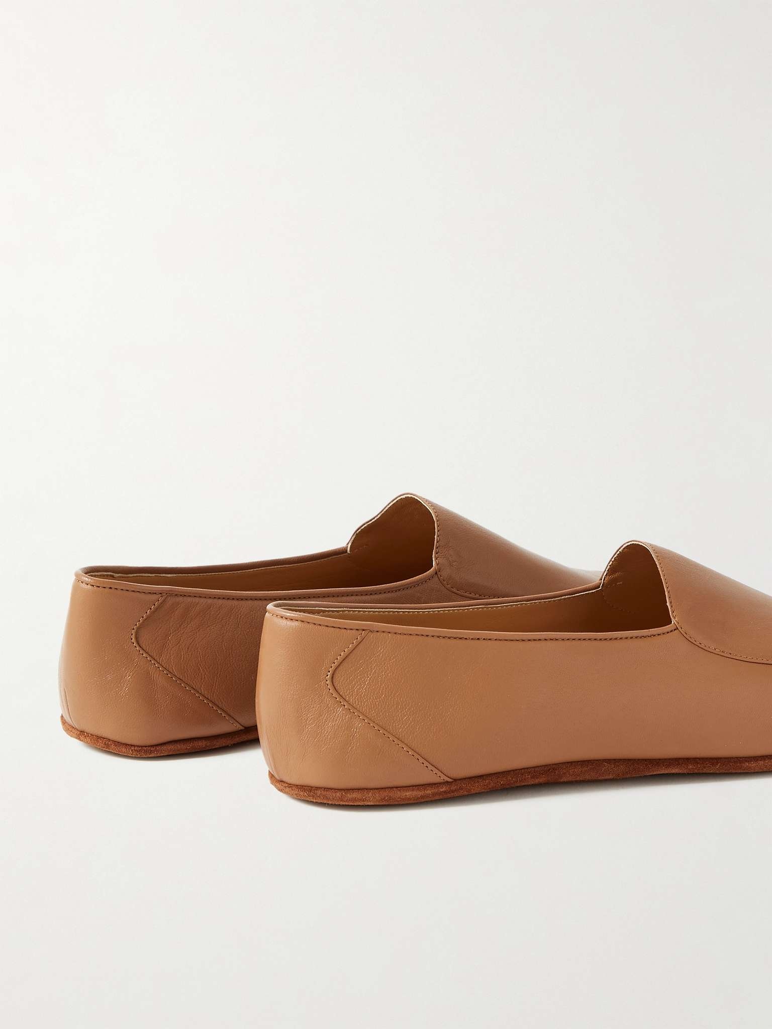 Hampton Leather Travel Slippers - 5