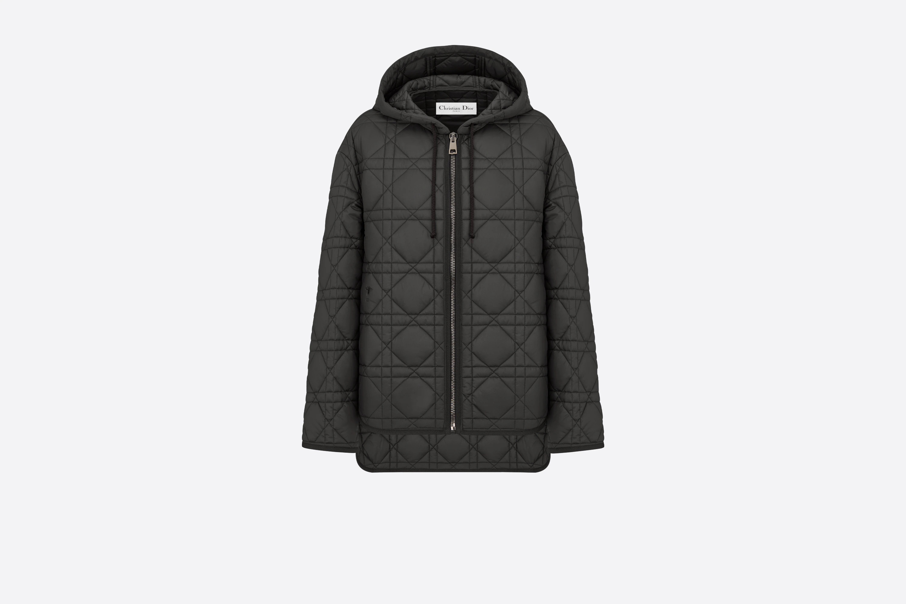 Macrocannage Hooded Peacoat - 1