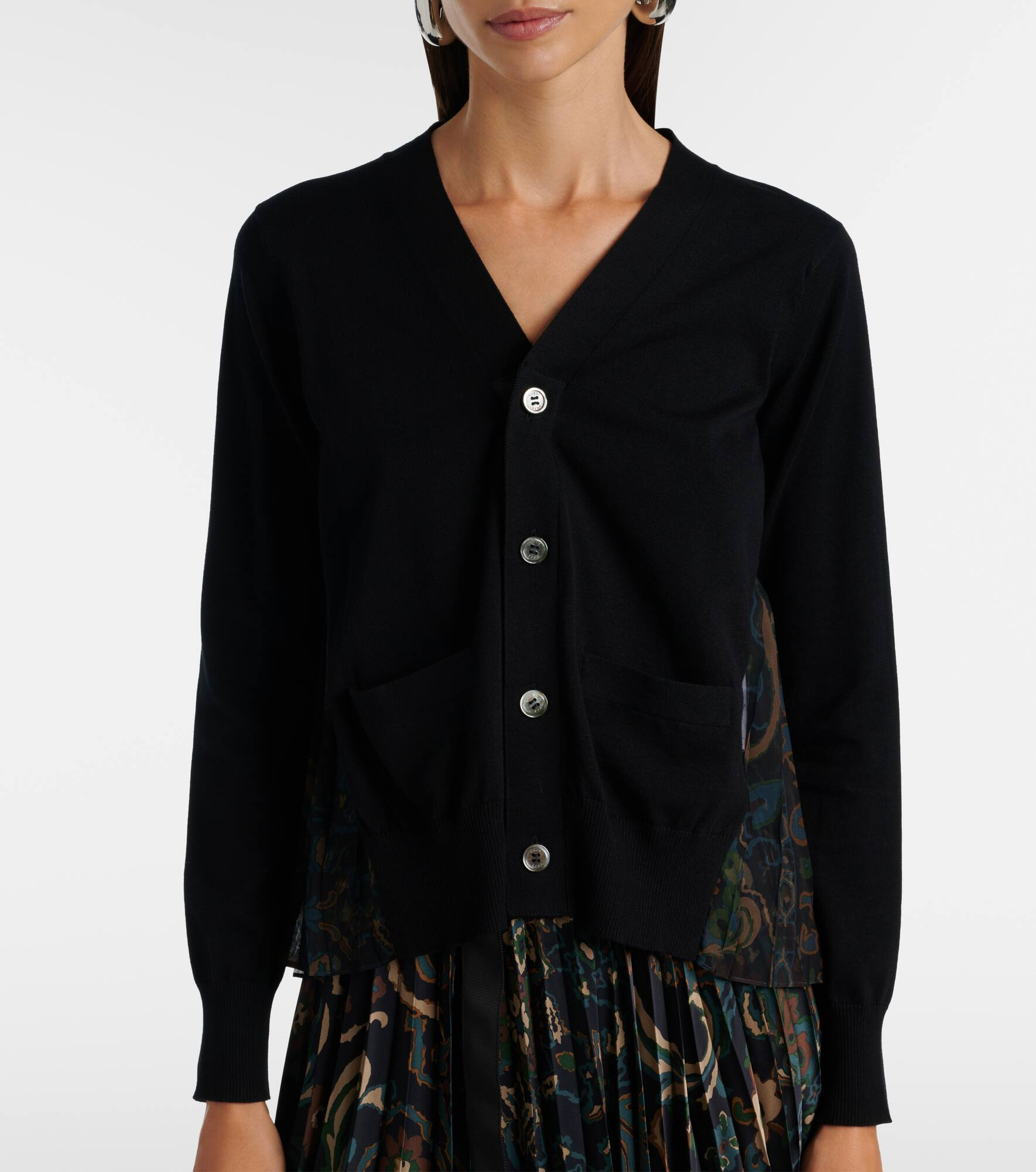 Cotton tulle cardigan - 7