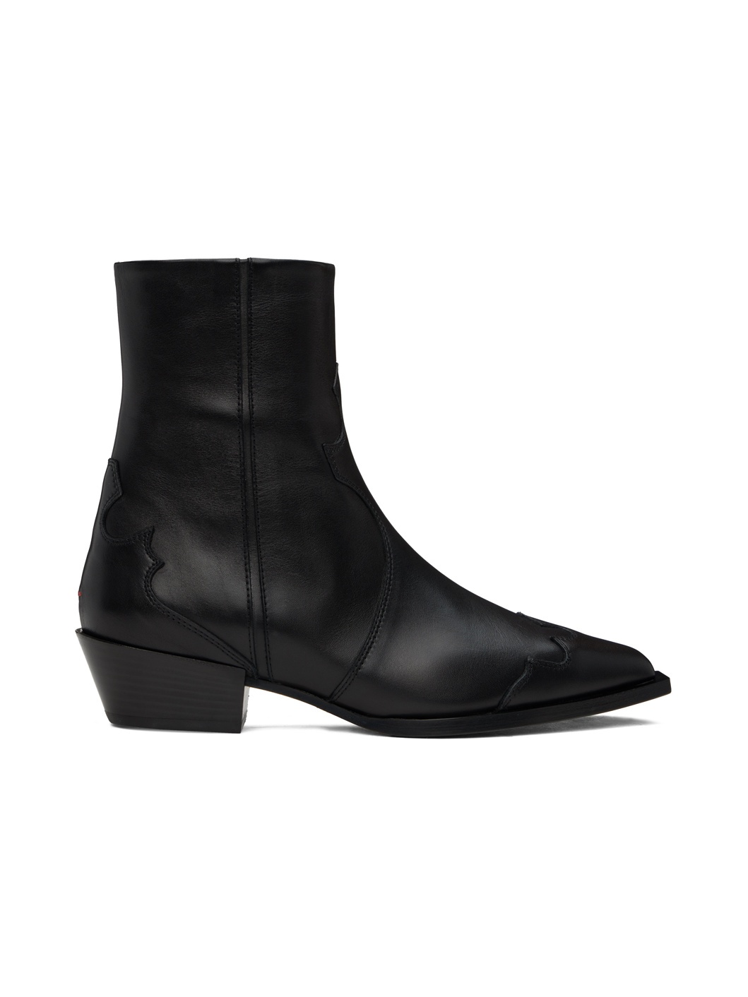 Black Hester Cowboy Boots - 1