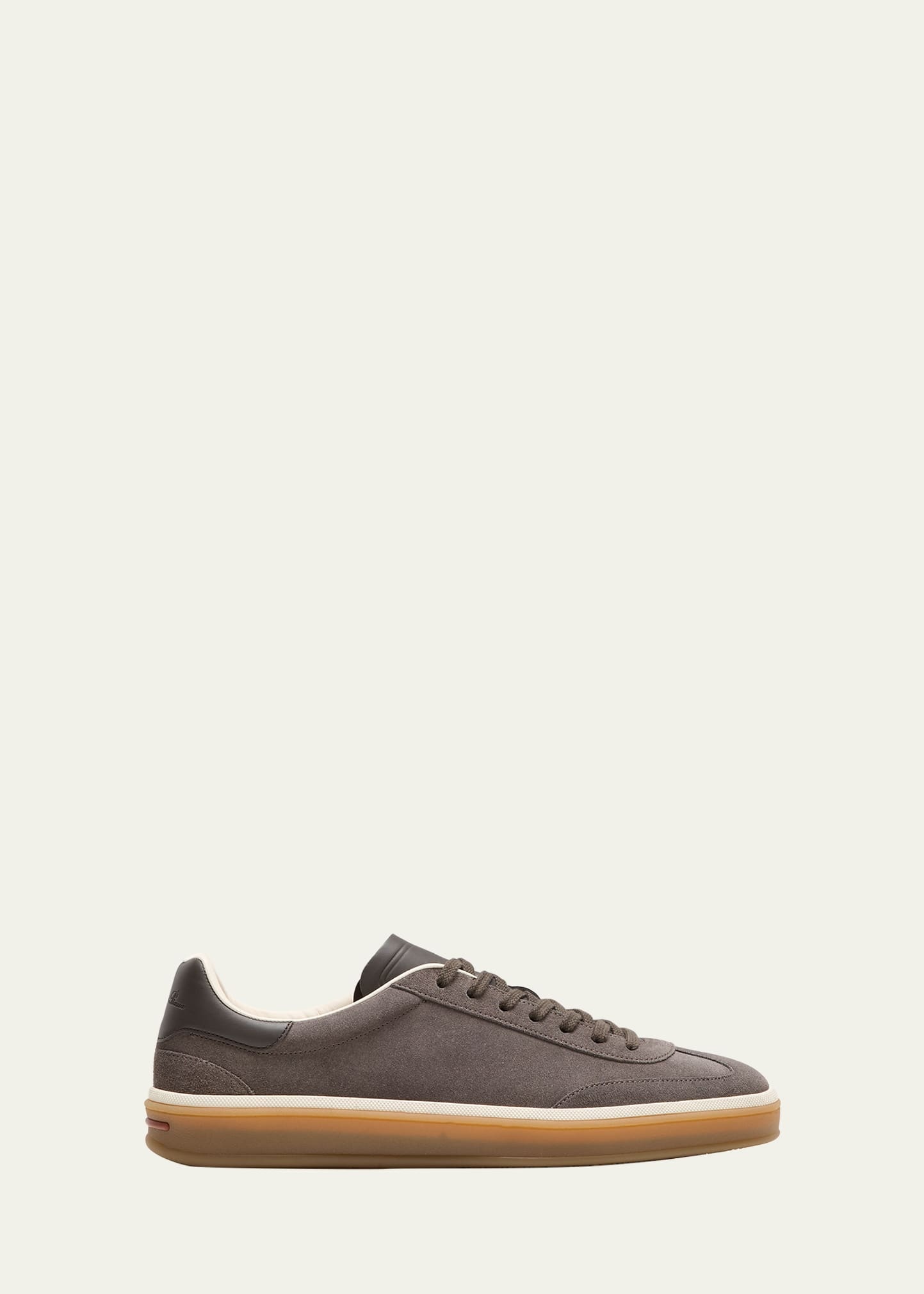 Men's Tennis Walk Suede Low-Top Sneakers - 1