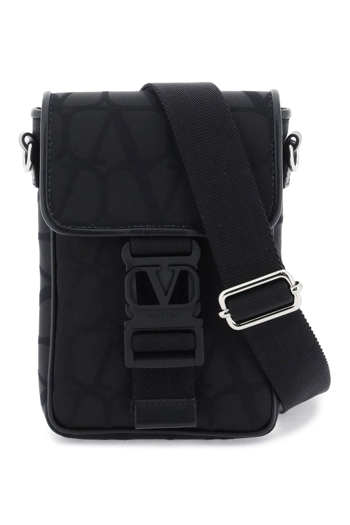 BLACK ICONOGRAPHE MINI CROSSBODY BAG - 1