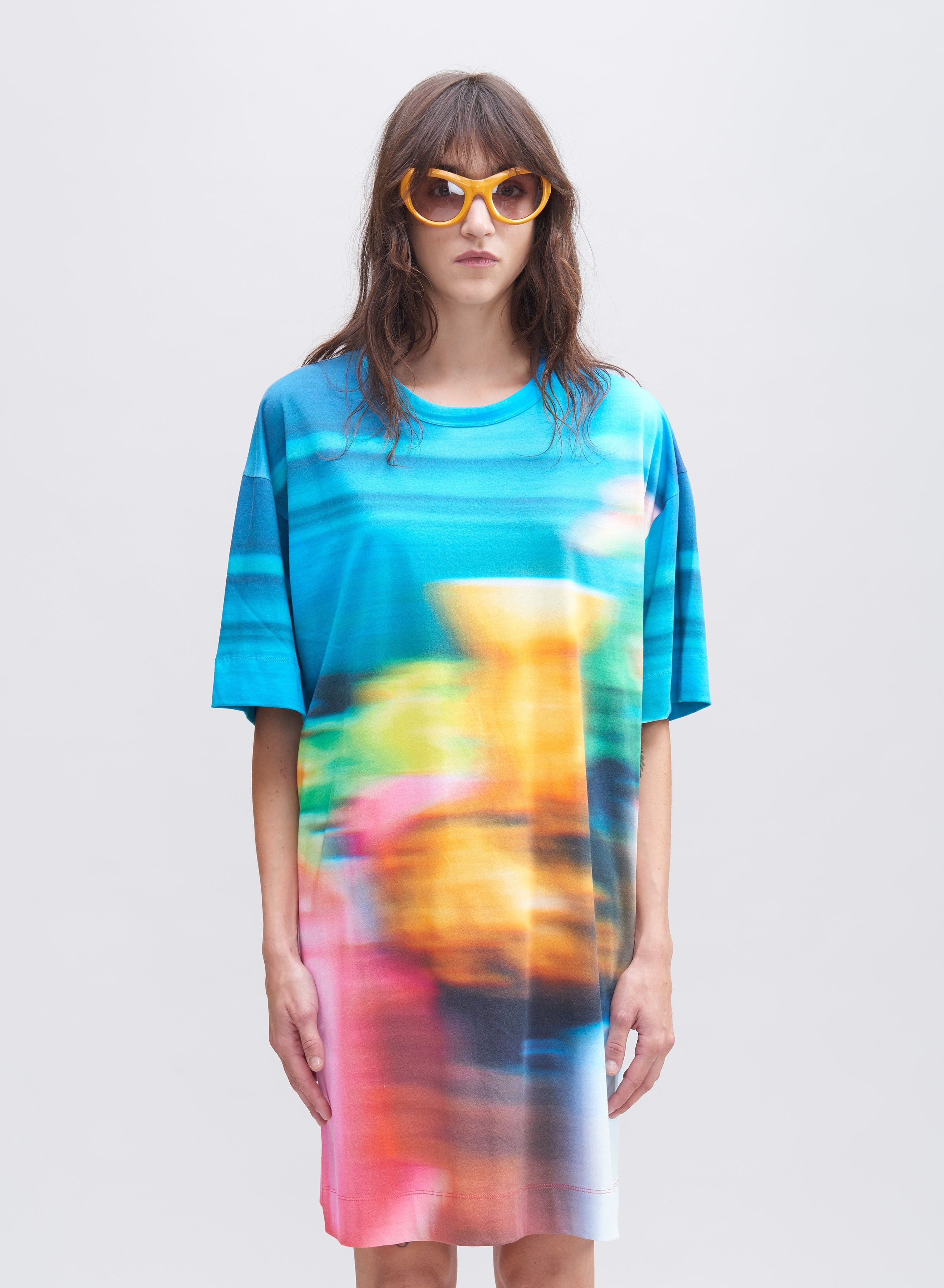 COTTON T-SHIRT DRESS - 2