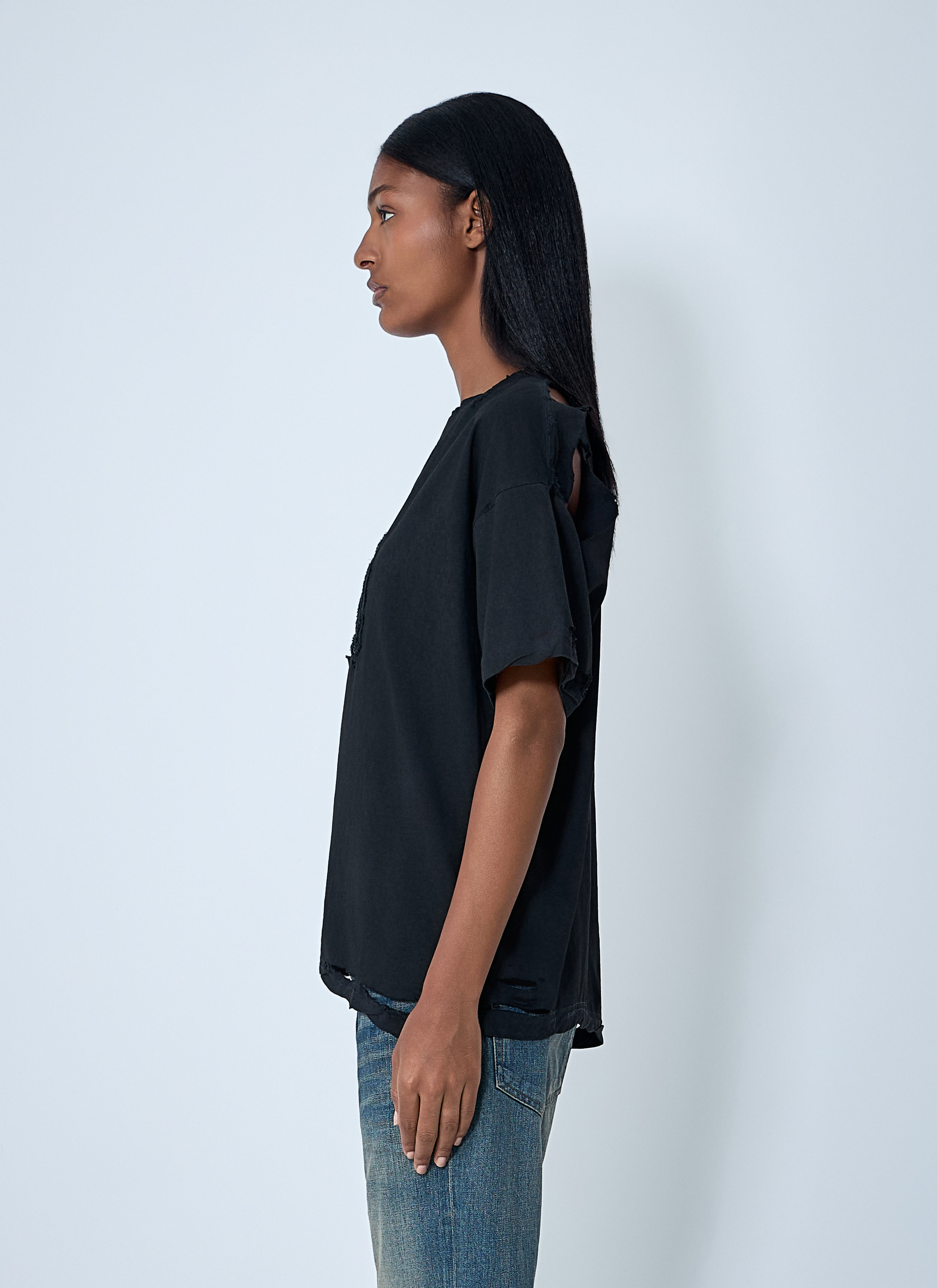 Balenciaga Women Logo Motif T-Shirt - 3