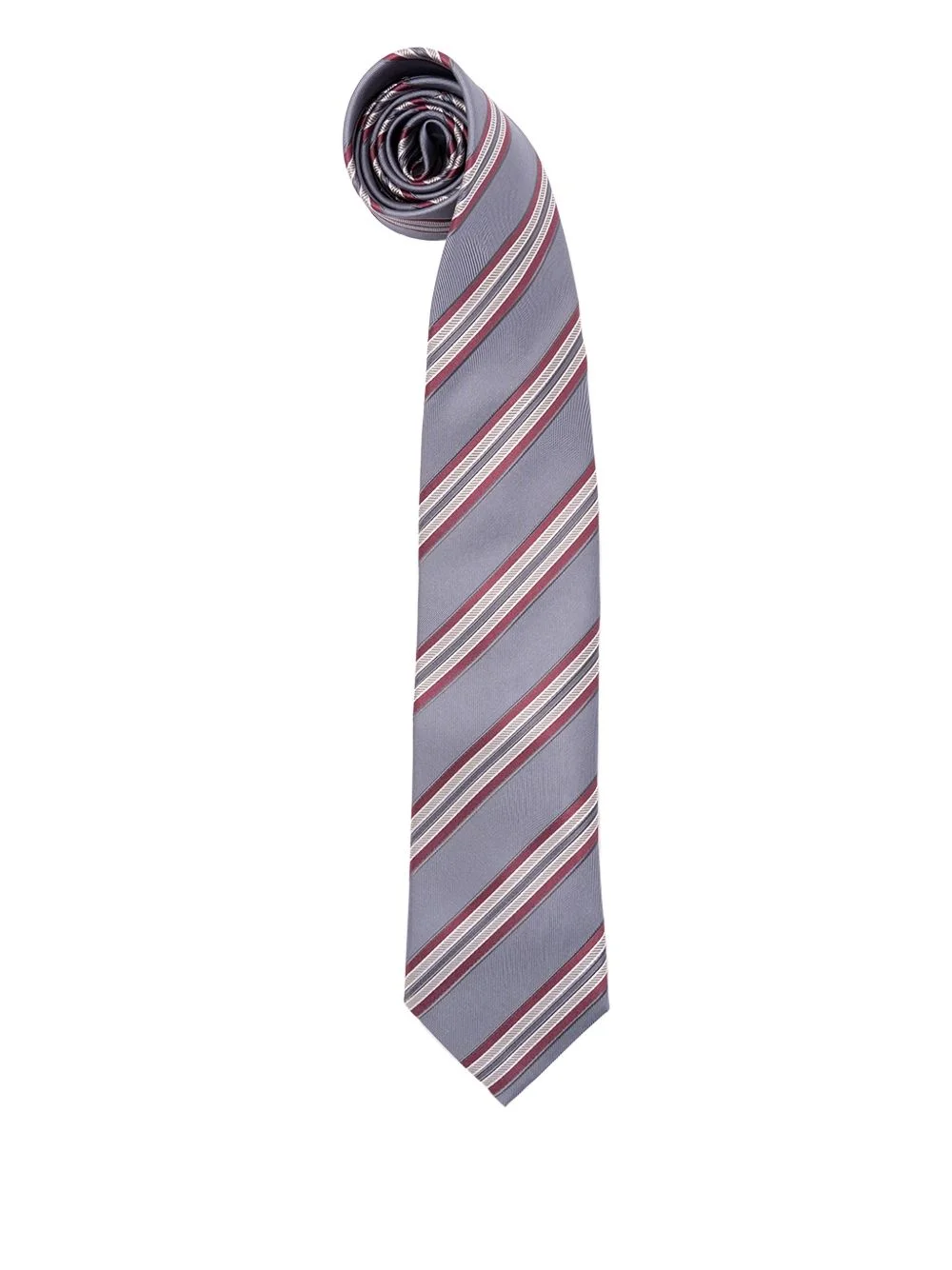 striped silk tie - 1