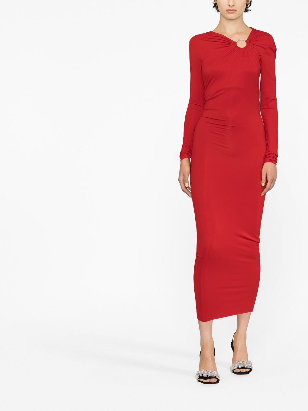 cut-out midi dress - 2