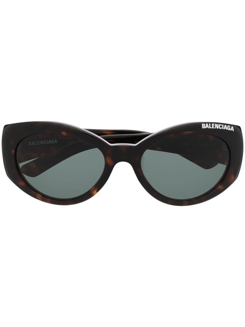 logo-print detail sunglasses - 1