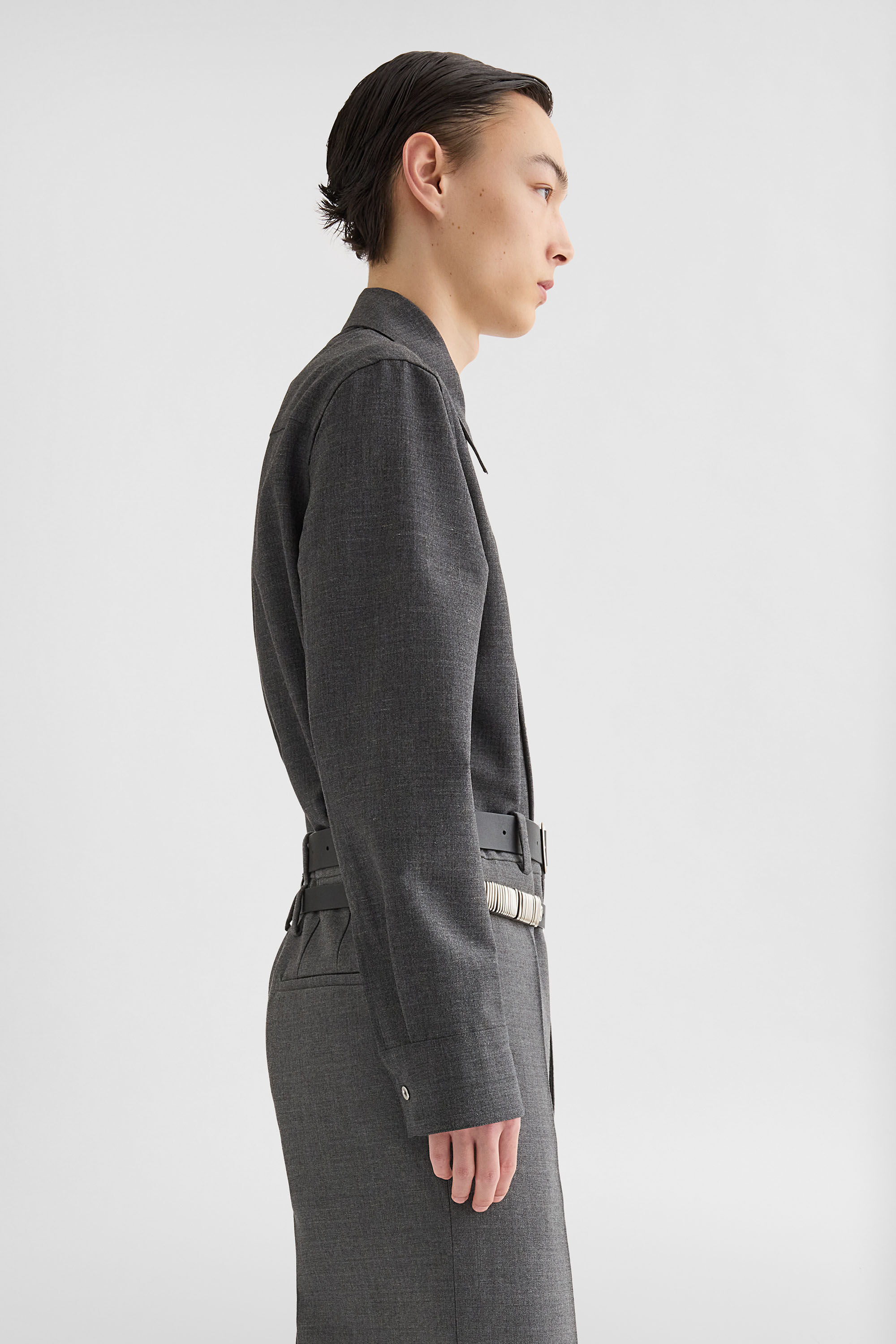Melanged Wool Shirt - 5