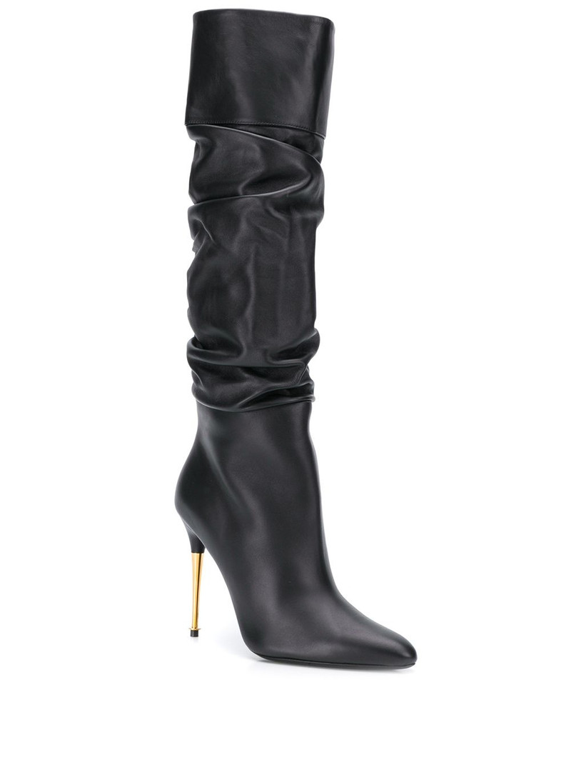 TOM FORD ruched calf high boots outlook