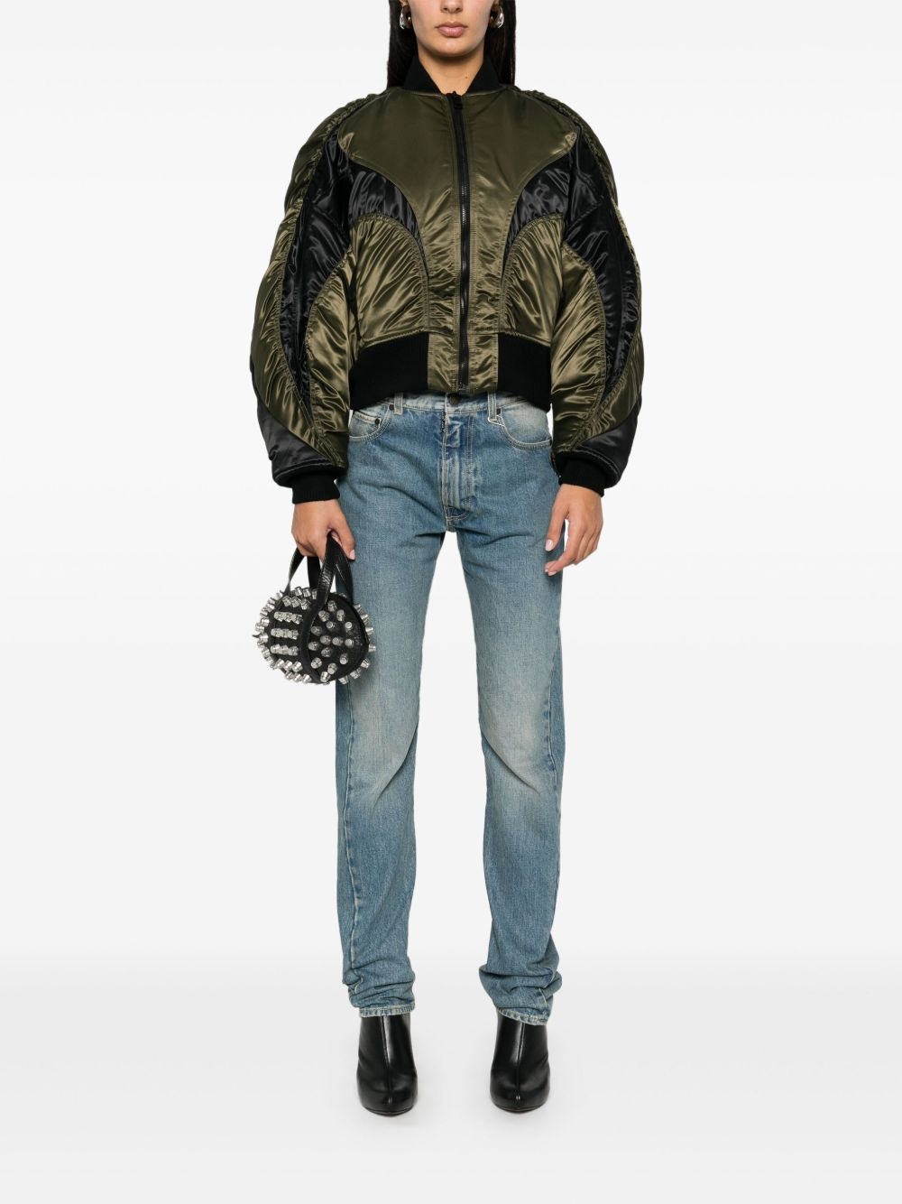 satin bomber jacket - 2