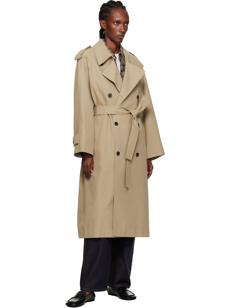 Dunst Tan Unisex Oversized Trench Coat outlook