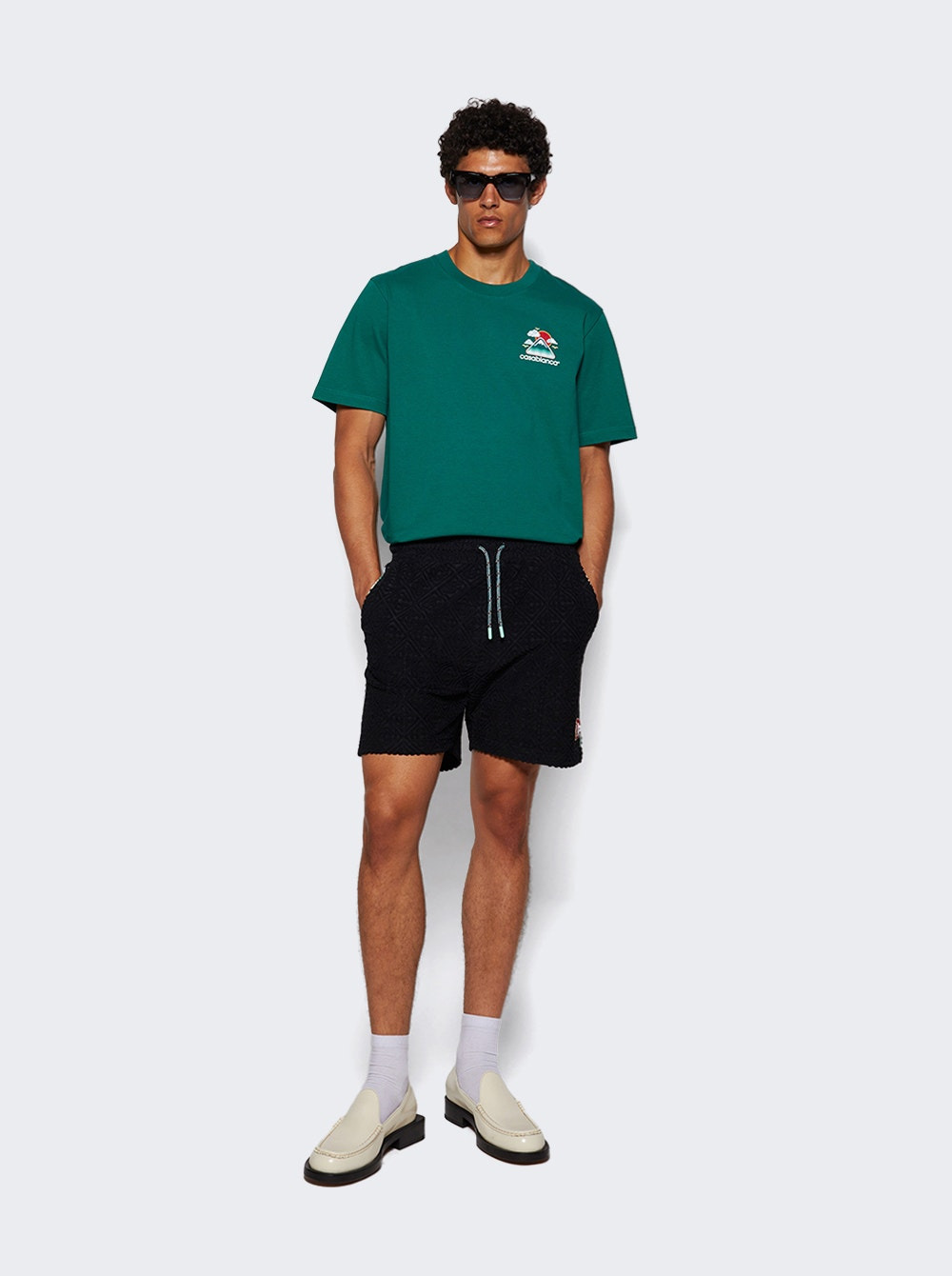 Towelling Shorts Black - 5