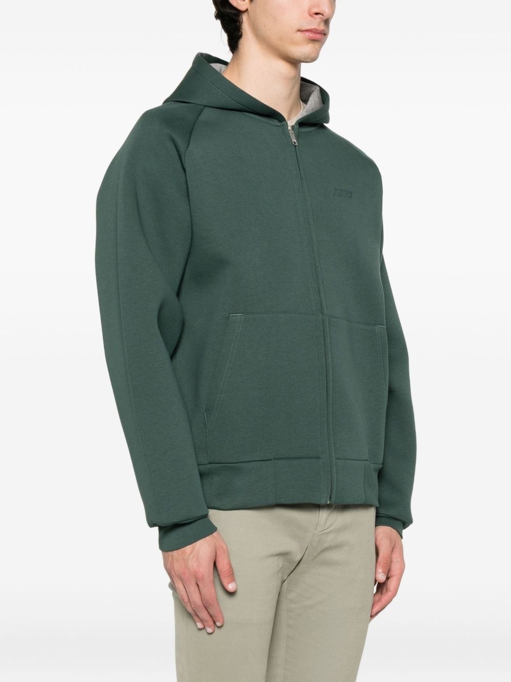 zip-up hoodie - 2