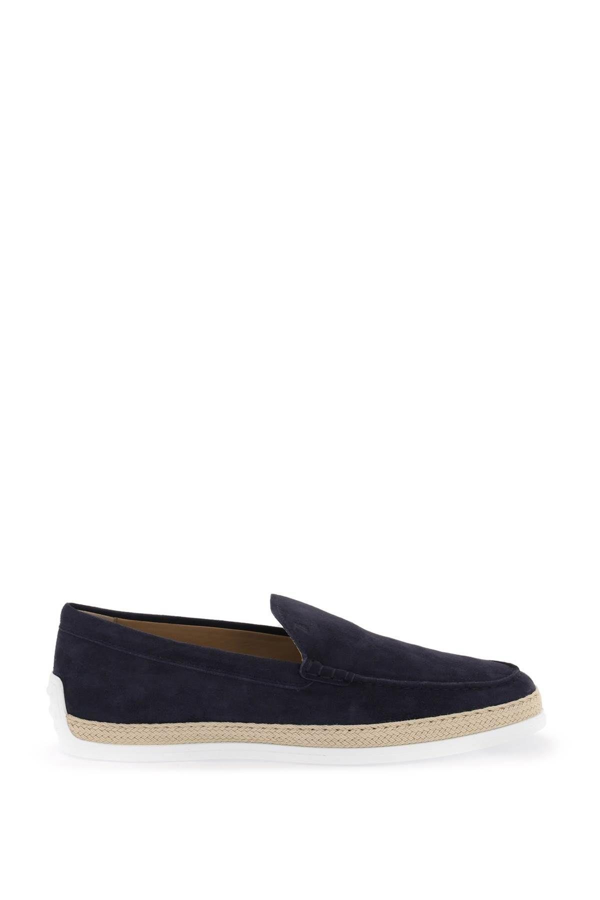 Suede slip-on with rafia insert Tod's - 1