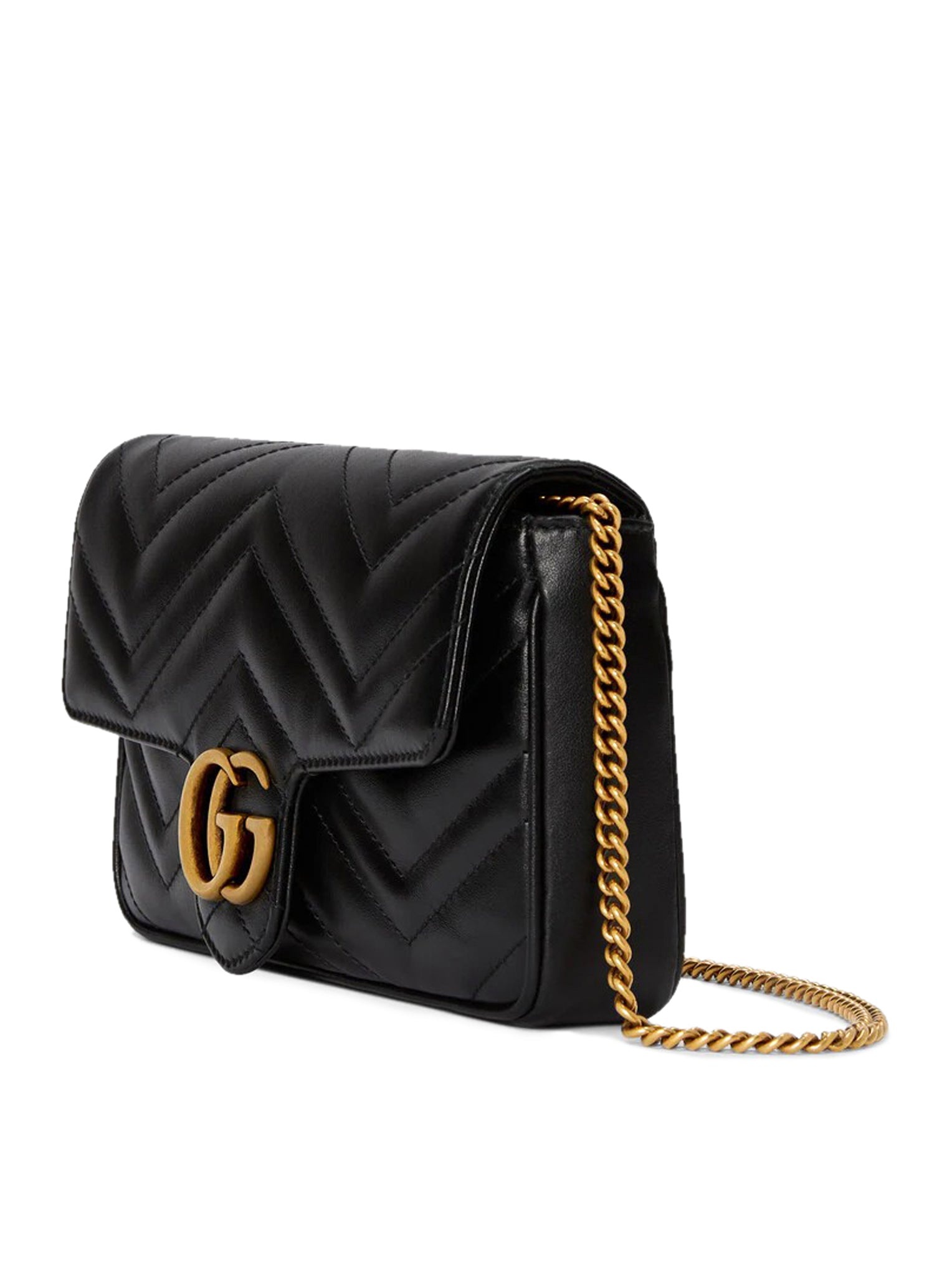 GG MARMONT MINI WALLET WITH CHAIN AND CARD HOLDER - 3
