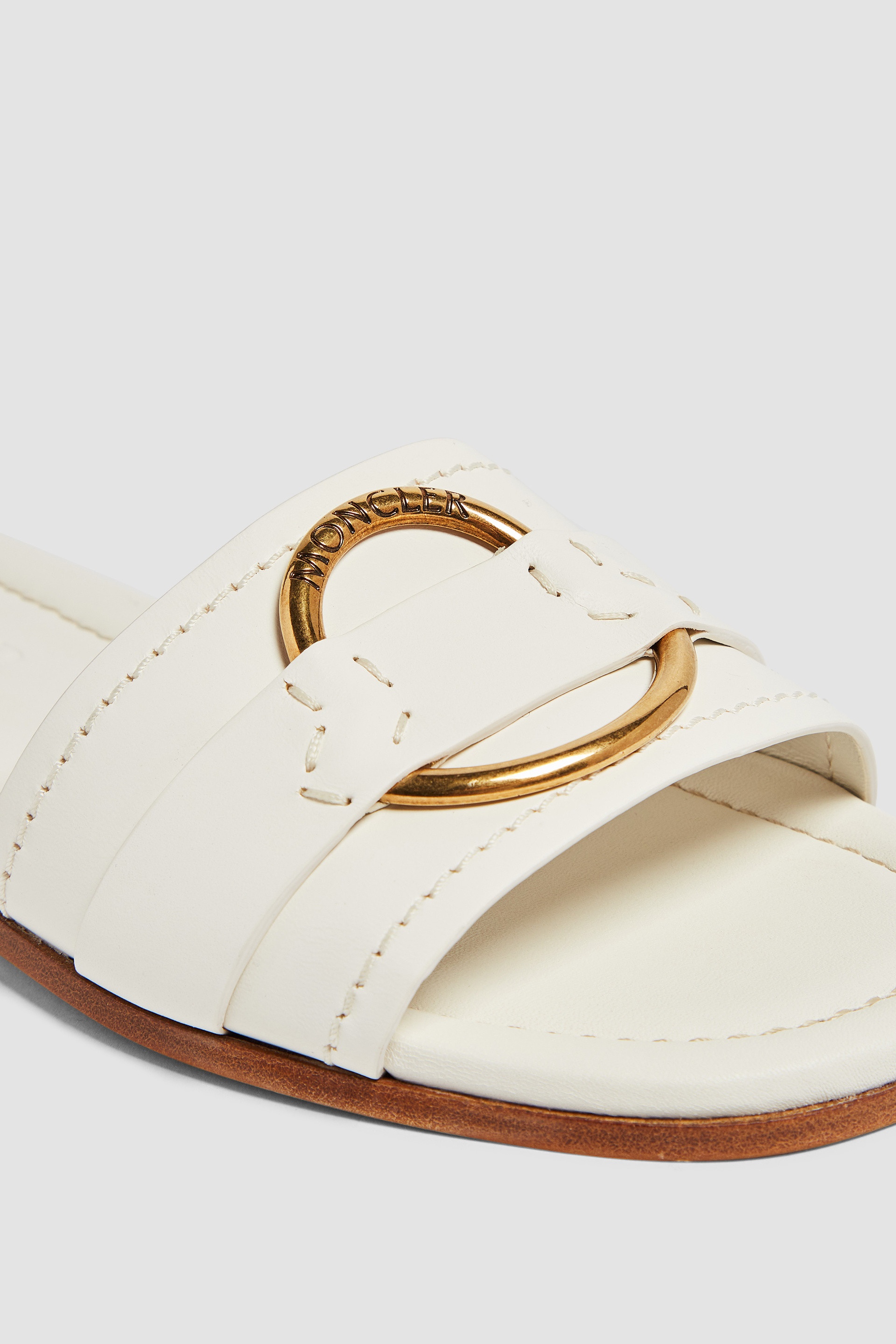 Bell Leather Slides - 2