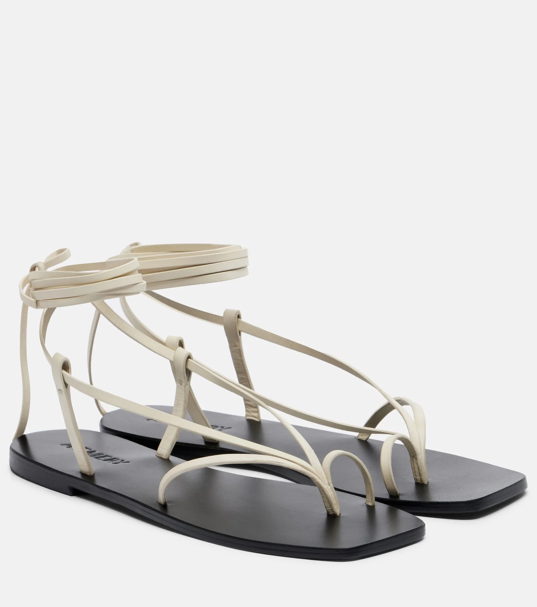 Nolan leather thong sandals - 1