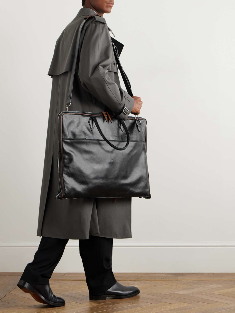 MÉTIER Closer Full-Grain Leather Suit Carrier outlook