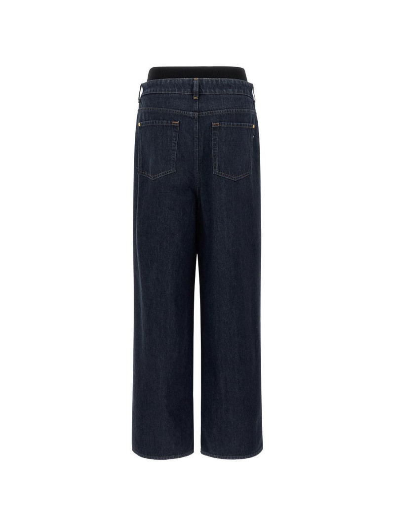 7 For All Mankind banded slouchy jeans outlook