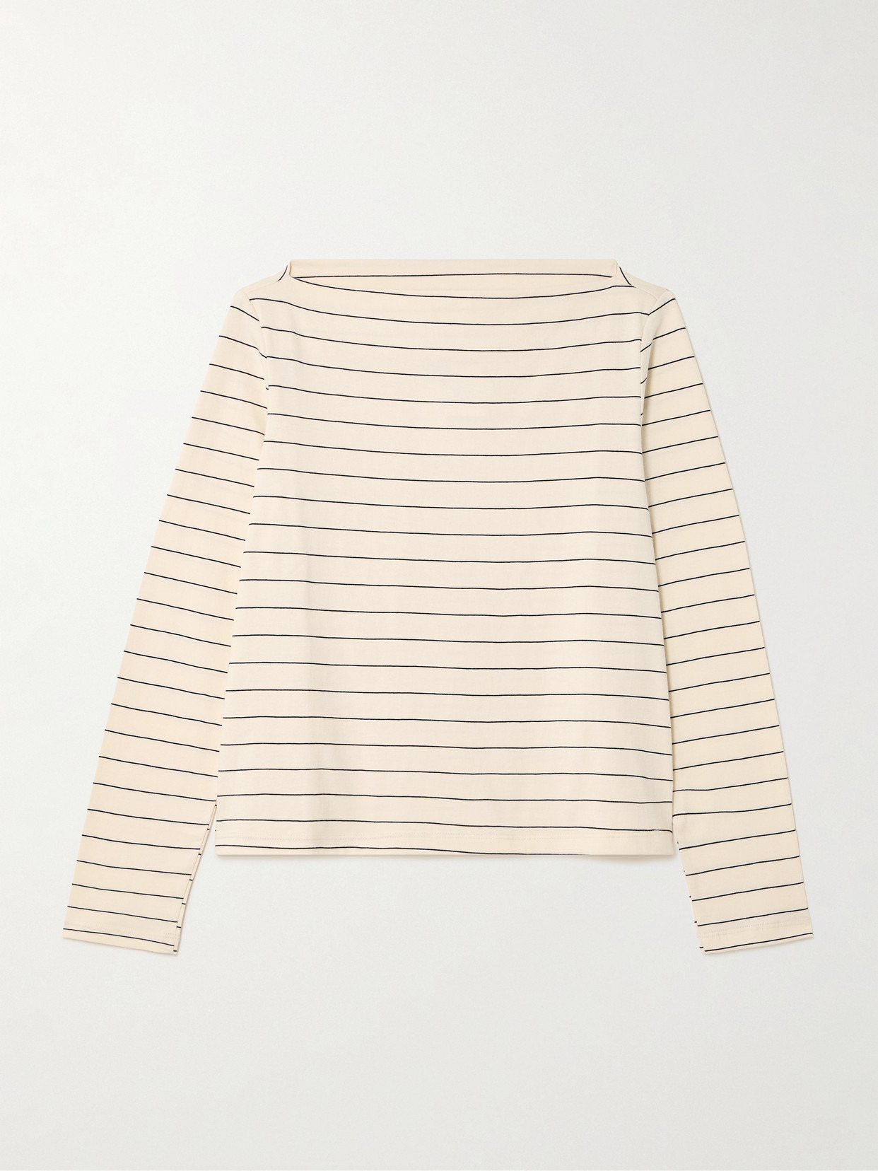 Margo Striped Cotton-jersey T-shirt - 1