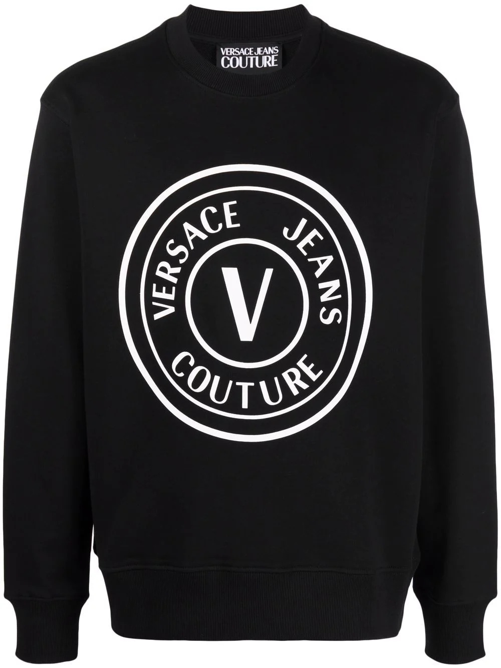 V-Emblem motif sweatshirt - 1