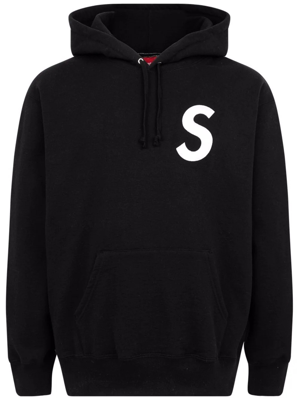 S logo split hoodie - 1