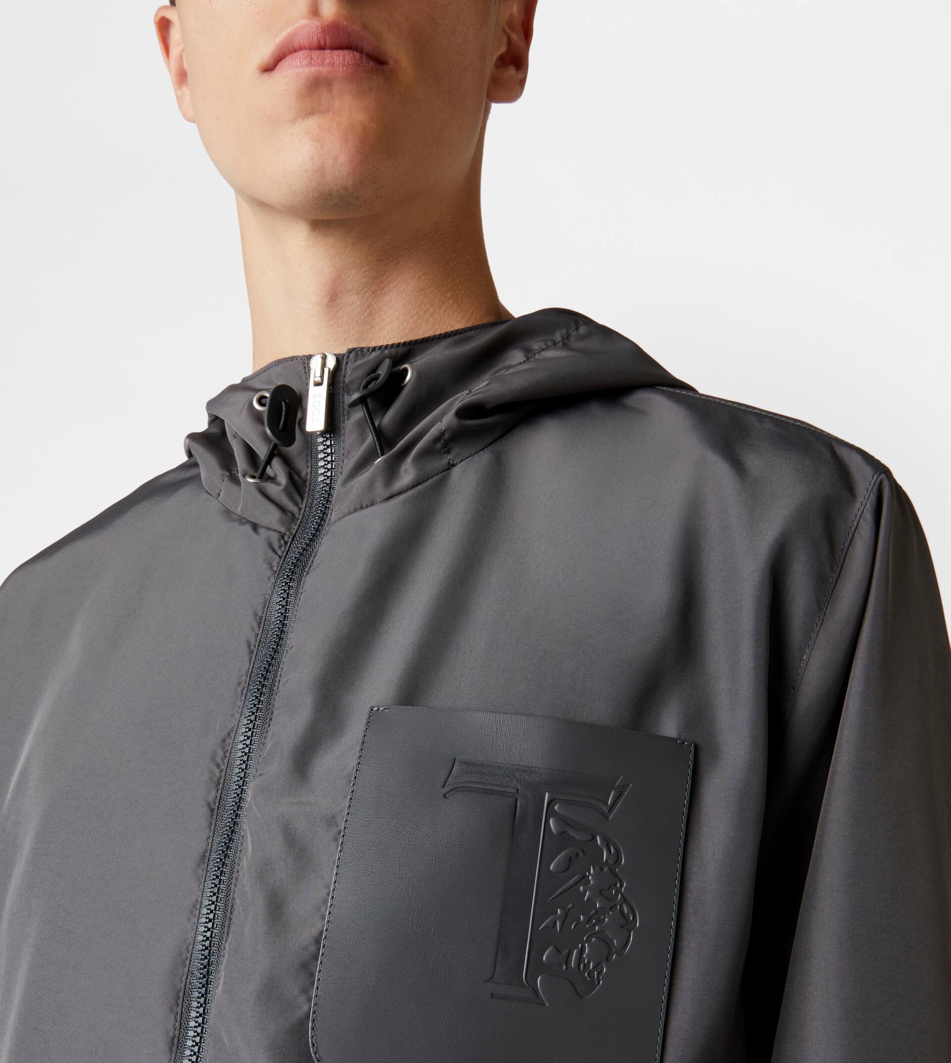 TOD'S WINDBREAKER - GREY - 5