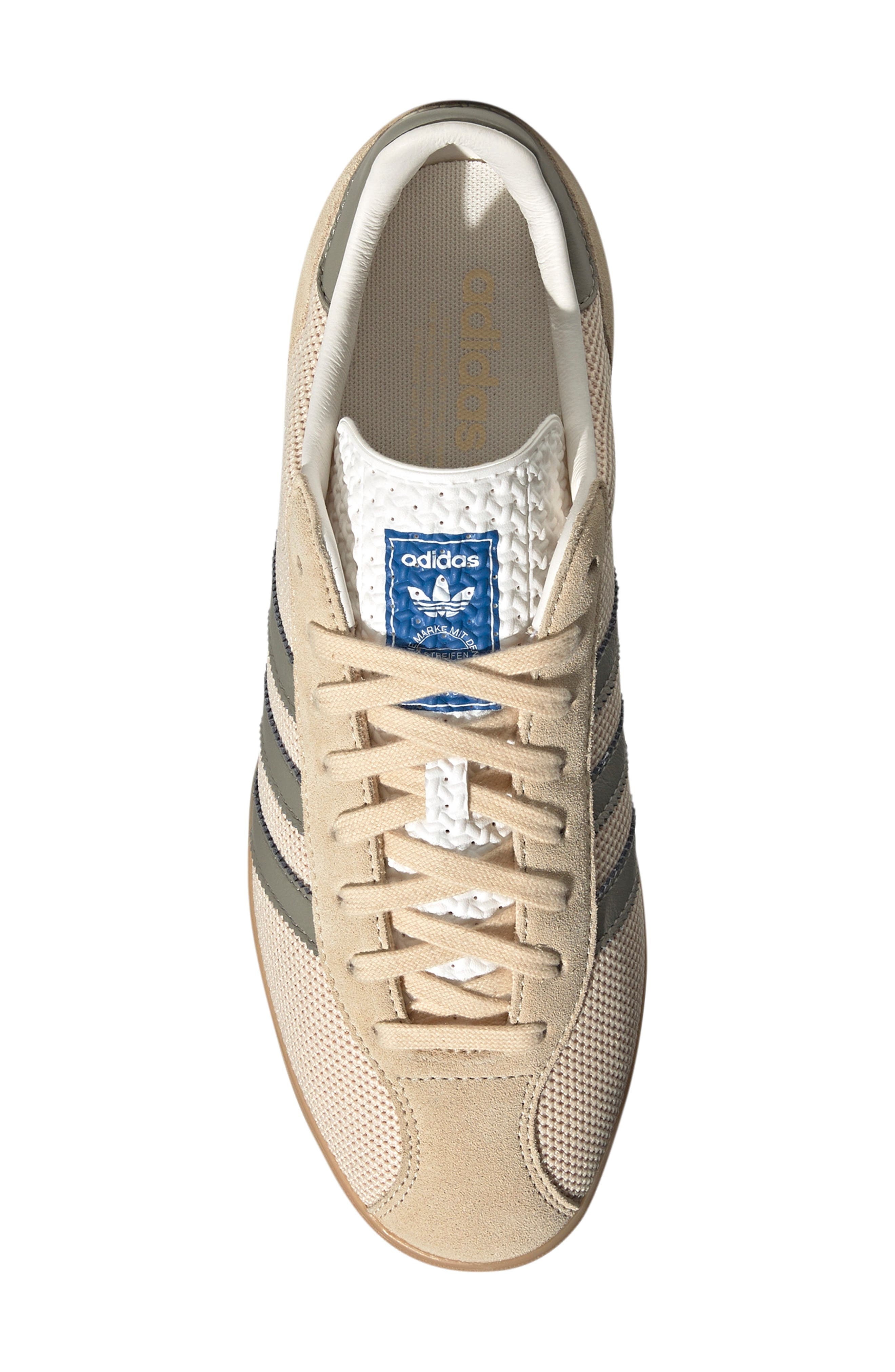 adidas Gazelle Indoor Pro Sneaker in Sand /Silver Pebble/Beige at Nordstrom - 4