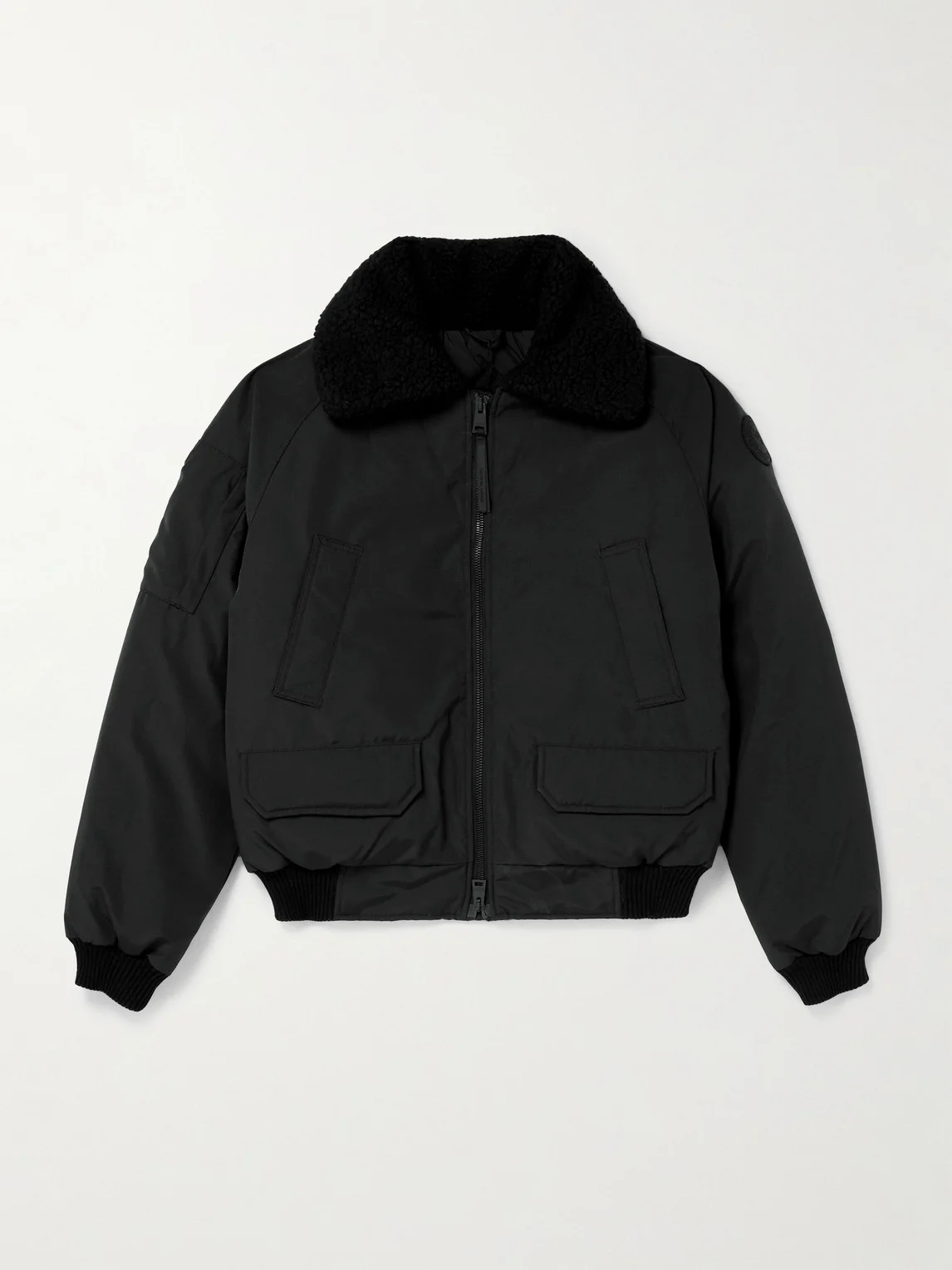 Chilliwack Recycled Wool-Blend Fleece and Shell Down Bomber Jacket - 1