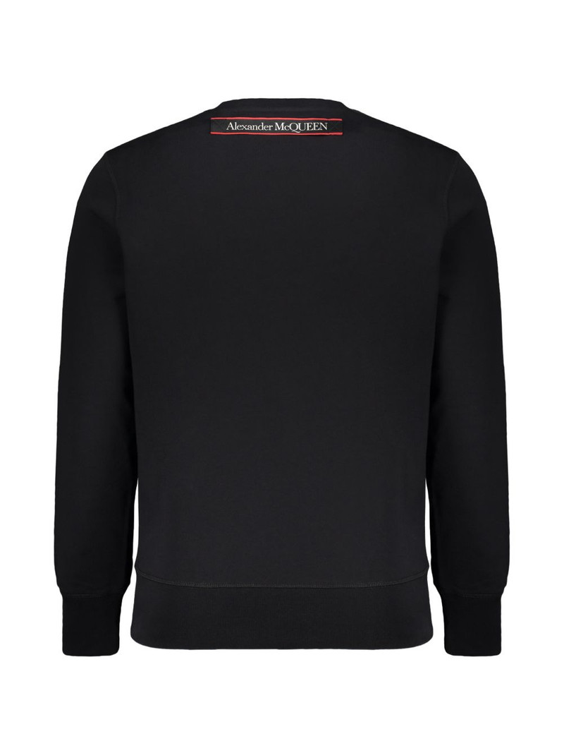 Alexander McQueen logo-patch sweatshirt outlook