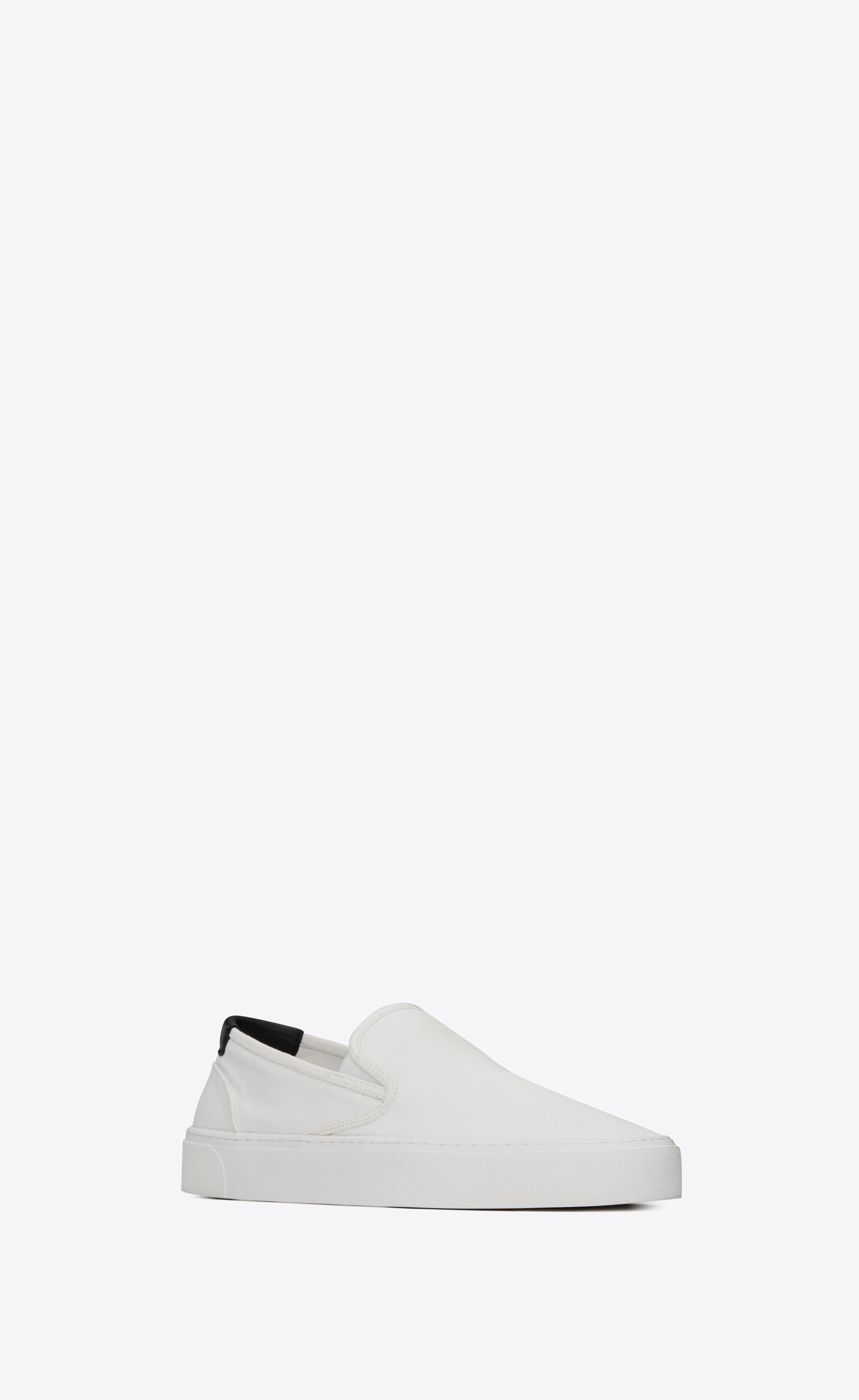 venice slip-on sneakers in canvas and leather - 4