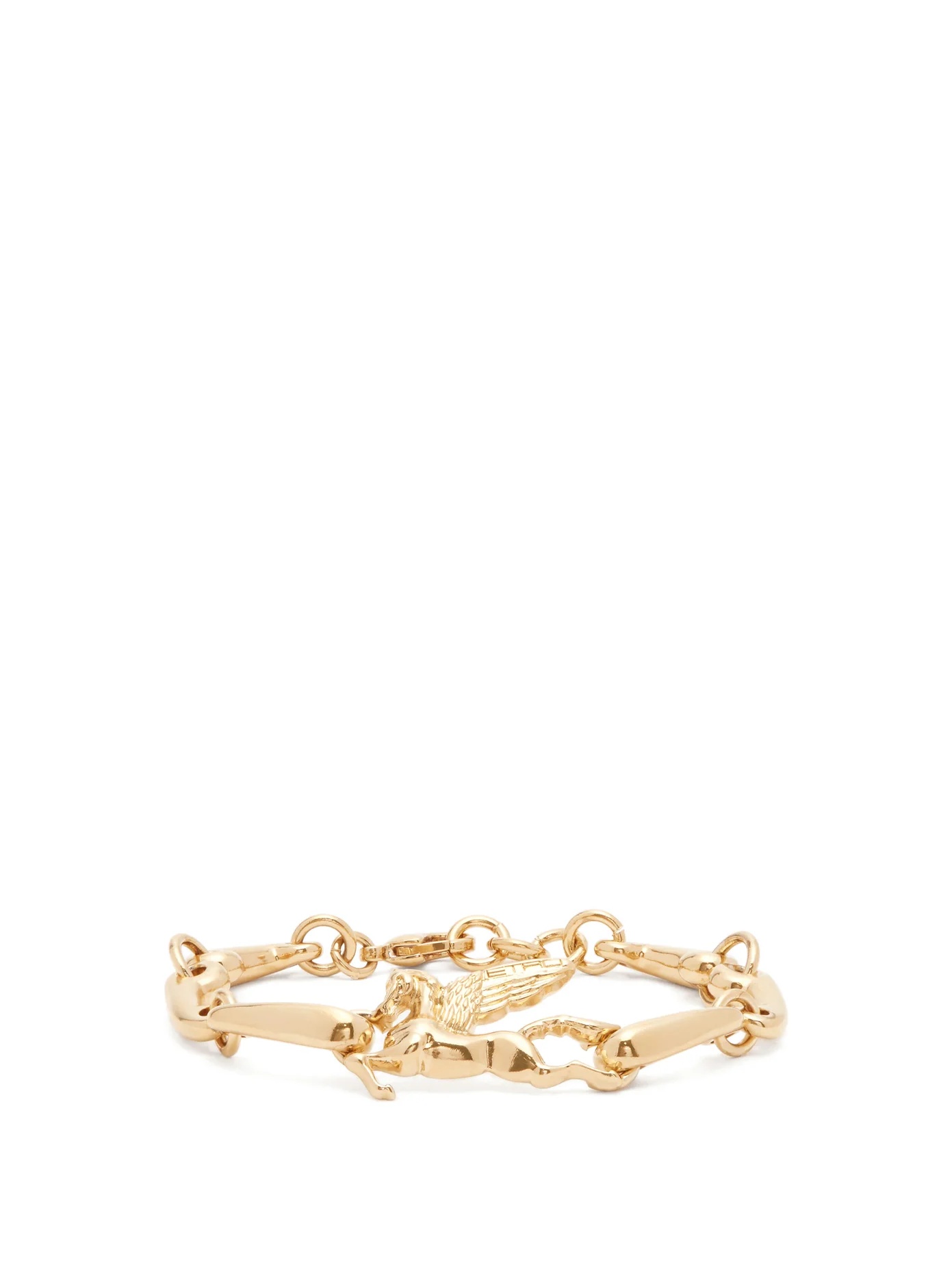 Pegasus-charm nugget-chain bracelet - 1