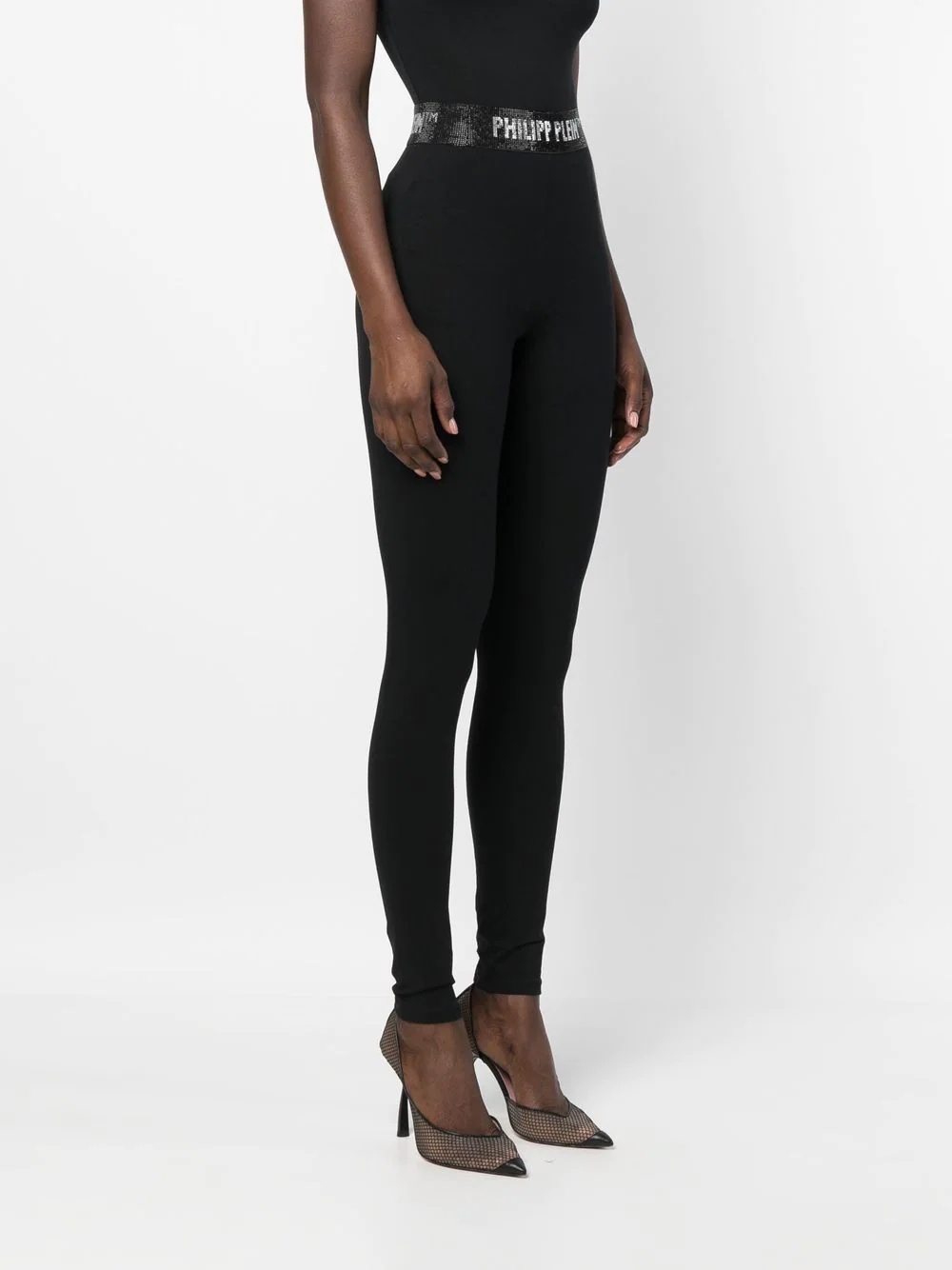 gem logo-waistband leggings - 3