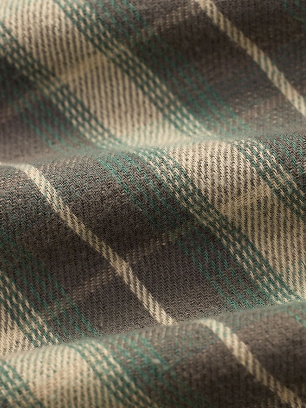 plaid-check cotton shirt - 6