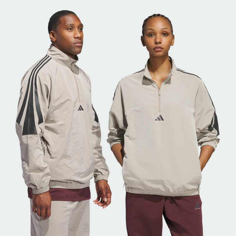 adidas adidas Basketball Woven Half-Zip Sweater (Gender Neutral) outlook