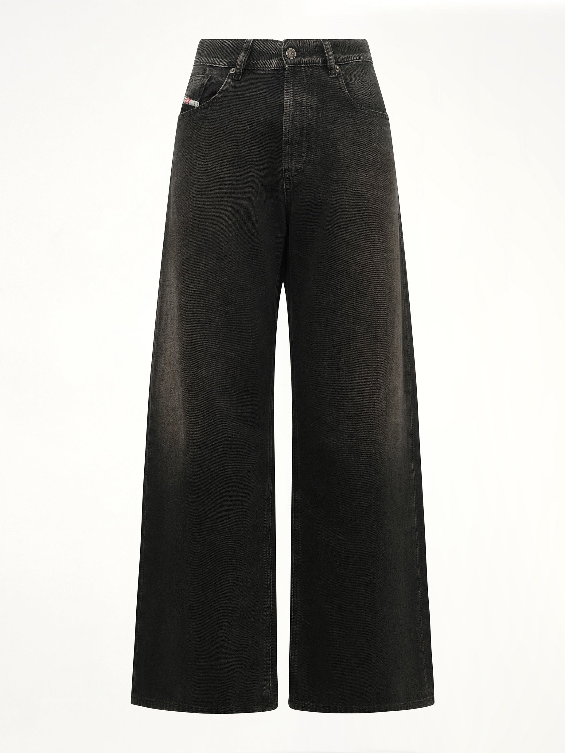1996 D-SIRE Wide Jeans in Black/Dark Grey - 2