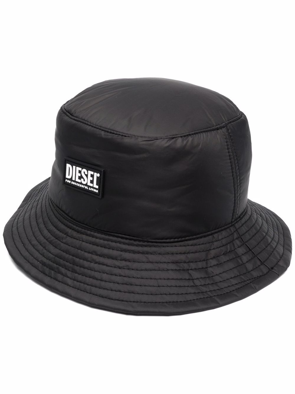 logo-patch bucket hat - 1