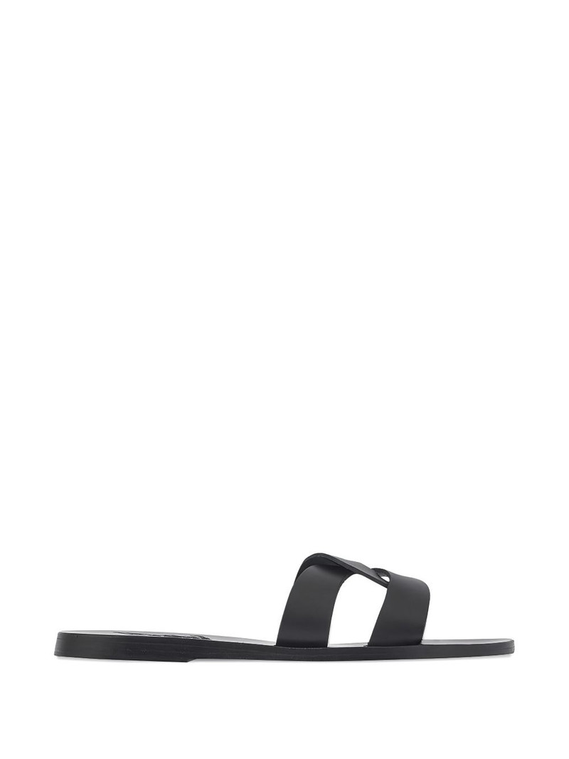 Desmos crossover leather sandals 1