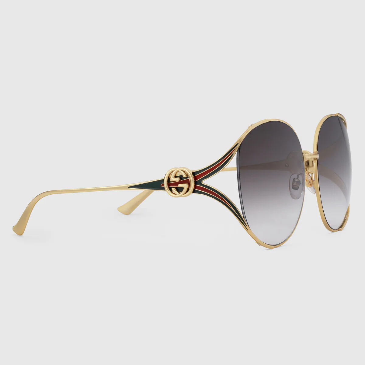 Round-frame metal sunglasses - 2