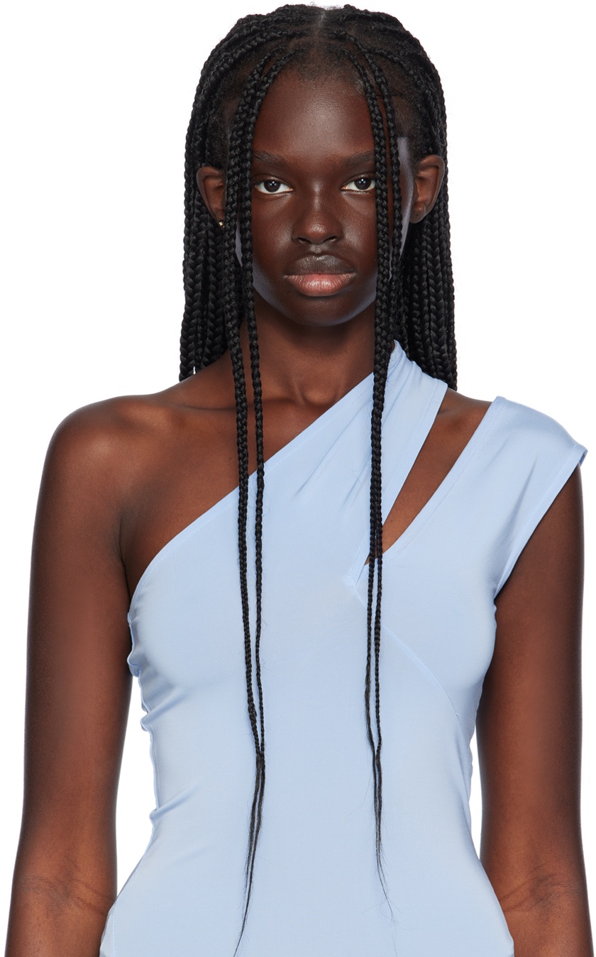Black Mini Loop Single Earring - 3