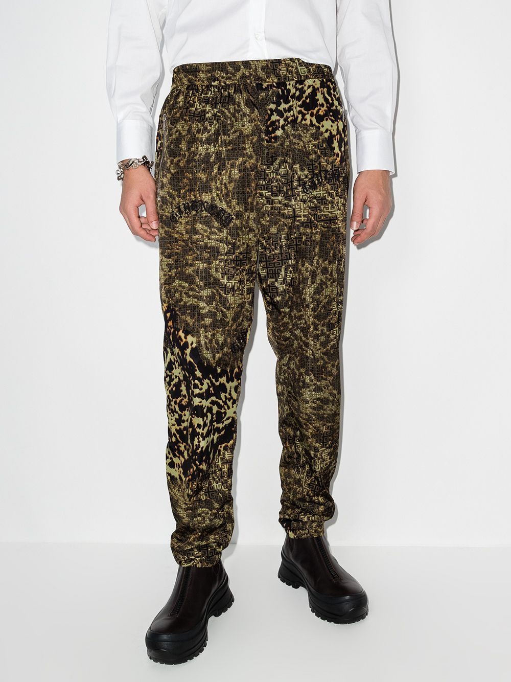 4G animal-print track pants - 2