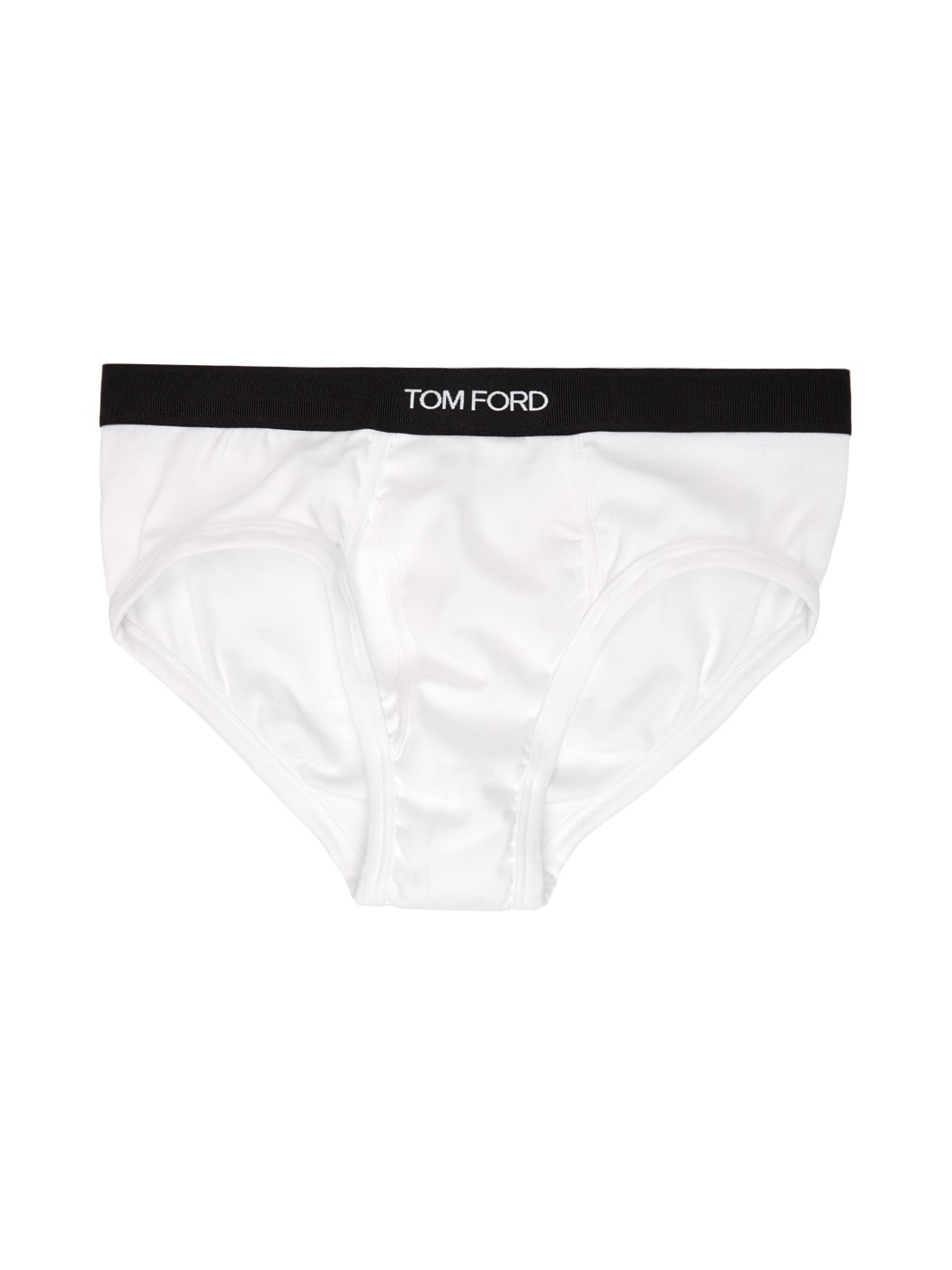 Two-Pack White Cotton Briefs - 2